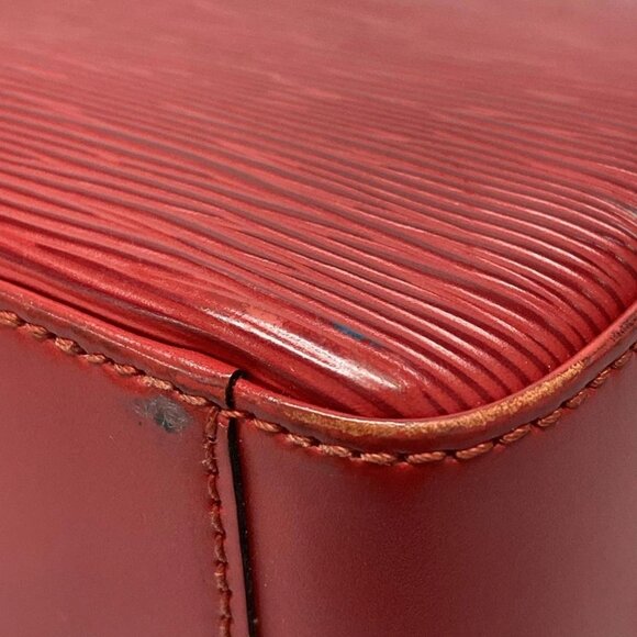 Auth LOUIS VUITTON Sablons M52047 Castilian Red Epi TF0918 Handbag - Picture 3 of 16